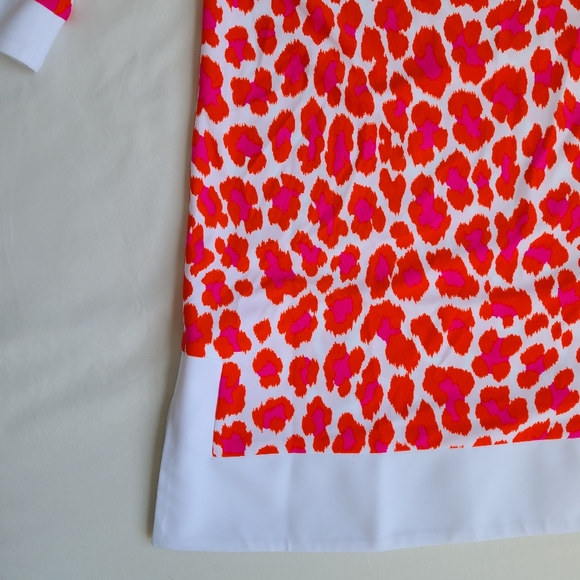 Jude Connally Pink and Orange Shift Dress - Picture 3 of 5